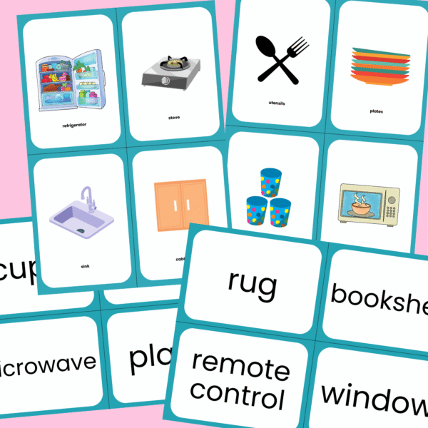 vocabulary-flashcards-around-the-house-early-literacy